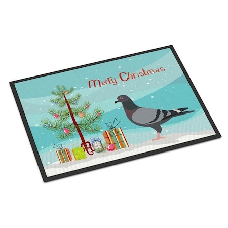 Carolines Treasures Carolines Treasures BB9318MAT Racing Pigeon Christmas Indoor or Outdoor Mat; 18 x 27 in. BB9318MAT